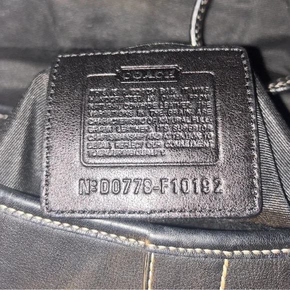 Coach Y2k Soho Black Vintage Buckle Shoulder Bag Purse D0778 F10192 - Picture 14 of 16